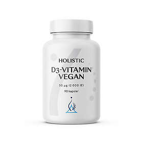 Holistic D3-vitamin vegan 2000IE (50 µg) 90 vegetabiliska kapslar