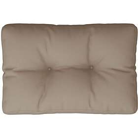 vidaXL Palldyna taupe 50x40x12 cm tyg