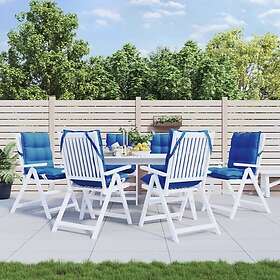 vidaXL Stolsdynor 6 st Kungsblå Oxfordtyg