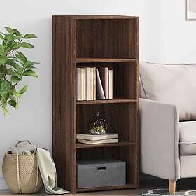 vidaXL Högskåp brun ek 50x41x124 cm konstruerat trä