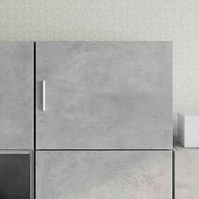 vidaXL Väggskåp betonggrå 50x42,5x40 cm konstruerat trä