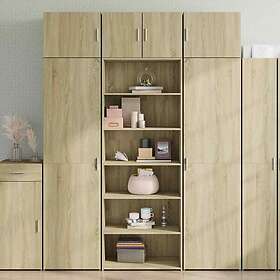 vidaXL Högskåp sonoma-ek 70x41x185 cm konstruerat trä