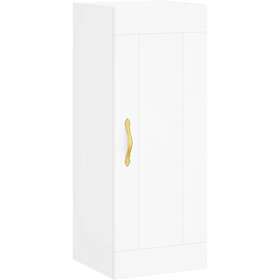 vidaXL Väggskåp vit 34,5x34x90 cm konstruerat trä
