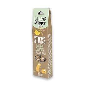Little&Bigger Sticks Smådjur Banan & Alfalfa 2x60g