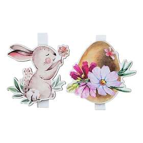 Santex Glasmarkörer Kanin Påsk 6-pack