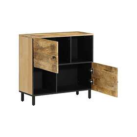 vidaXL Sidoskåp 80x33x75 cm massivt mangoträ
