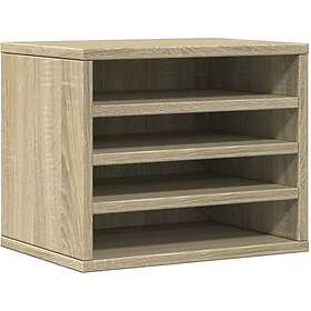 vidaXL Skrivbordshyllor sonoma-ek 36x26x29,5 cm konstruerat trä