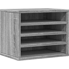 vidaXL Skrivbordshyllor grå sonoma 36x26x29,5 cm konstruerat trä