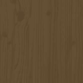 vidaXL Skänk honungsbrun 110x40x78 cm massiv furu