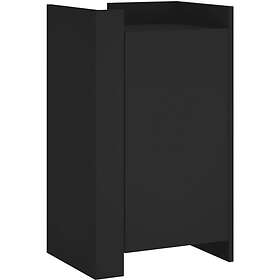 vidaXL Skänk svart 45x35x75 cm konstruerat trä