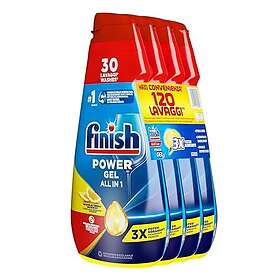 Finish Powergel All In One Diskmedel 4-pack