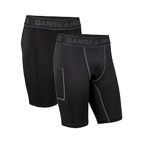 Danish Endurance Kompressionsshorts Herr 2-pack