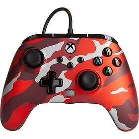 PowerA XBX ENWIRED METALLIC RED CAMO Handkontroll