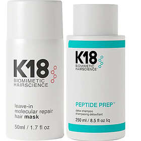 K18Hair K18 Detox Shampoo & Leave-In Repair Mask Set