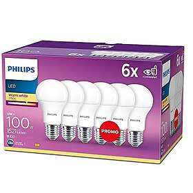 Philips E27 LED-lampa 13W 6 st