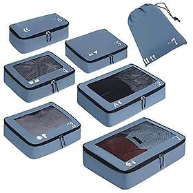 Ecohub Packing Cubes 7 Set Tear-Resistant Packing Cubes Travel Organizer