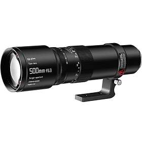 TTArtisan 500 mm F6.3 metallbodied teleobjektiv kompatibel med Sony E Mount (full ram) 