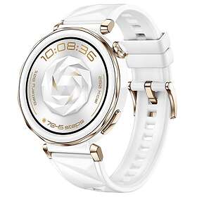 Huawei Watch GT 5 Pro Sports 42mm Ceramic with White Fluoroelastomer Strap