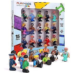 Playmags  magnetiska figurer-Community figurer Set med 15 delar