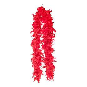 Fjäderboa Deluxe Röd One size