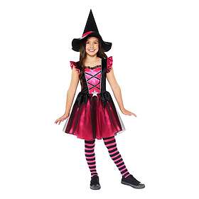 Rosa Häxa Barn Maskeraddräkt Small