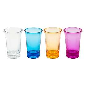 Färgglada Shotglas 4-pack