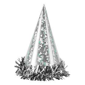 Partyhattar Hologram Silver 6-pack