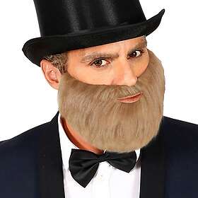 Manligt Brunt Skägg One size