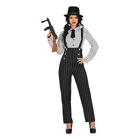 Kvinnlig Gangster Maskeraddräkt X-Large