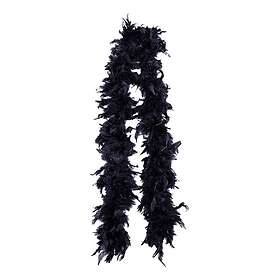 Fjäderboa Deluxe Svart One size