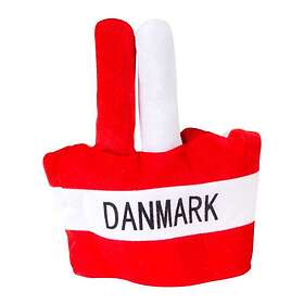 Supporterhatt Danmark med Fingrar One size