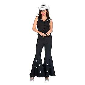 Svart Western Festival Maskeraddräkt 42