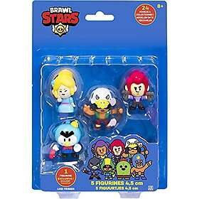 Lansay Brawl Stars – 5 figurer, 4,5 cm, team B