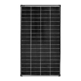 SolarV enjoysolar Monokristallin solcellspanel med PERC cellteknik svart ram version (150 W)