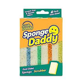 Scrub Daddy SPDDY4 Rengöringssvamp, 4 stycken