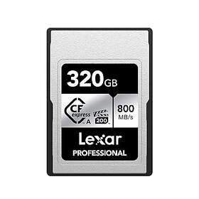 Lexar Professional SILVER Series CFexpress Type A Kort 320GB  (LCAEXSL320G-RNENG)