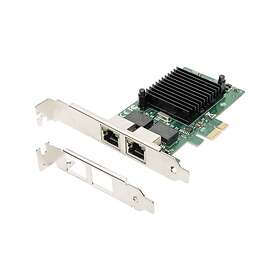 Digitus Dn-10132 Gigabit Ethernet Pci Express Card 2-Port 32-Bit Low Profile Bra