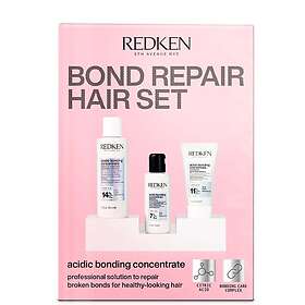 Redken Bond Repair Hair Set for Healthy Looking Hair, Pre-treatment 150ml, Shamp