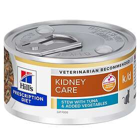 Hill's Prescription Diet Feline k/d Kidney Care Stew Tuna & Veg. 24x82g