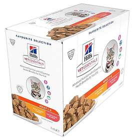 Hills Vet Essentials Feline Adult Chicken & Salmon 12x85g