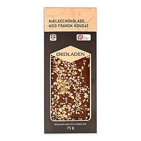 Økoladen Mjölkchoklad med Fransk Nougat, eko 75g