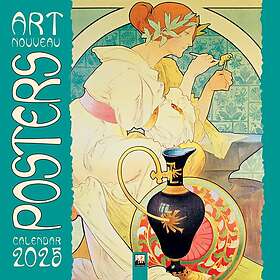 Art Nouveau Posters Wall Calendar 2025 (Art Calendar)