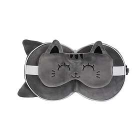 iTotal Pillow with Sleep Mask Grey Cat (XL2529)