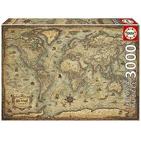 Educa Pussel: Map Of The World 3000 Bitar