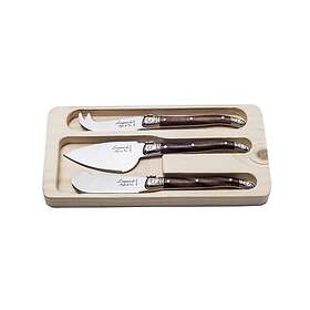 Laguiole Ostknivar Dark Wood SET 3 SdV