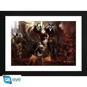 Abysse DIABLO Framed print "Diablo IV Nephalems (30x40)