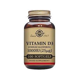 Solgar Vitamin D3 1000 IU (25µg) 100 softgels