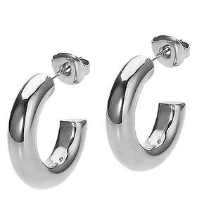 Sistie 2ND Aura Hoops Small Steel 19 mm