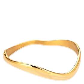 Sistie 2ND Wavy Bracelet Gold Plated 17,5 cm