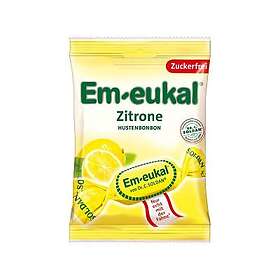 Em-eukal Citron Halstabletter 75g sockerfri